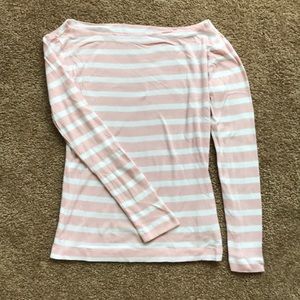 Gap Boatneck Striped Long Sleeved Shirt